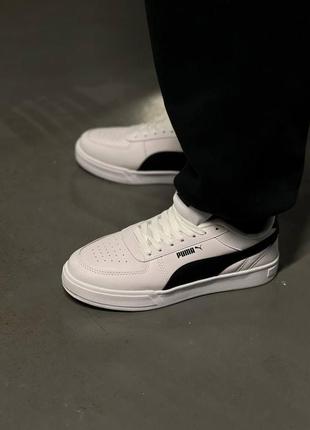 Чоловічі кросівки puma ca pro white black