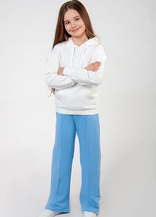 Широкі штани кльош, широкі брюки зі стрілками, штани палаццо, стильні брюки палаццо, підліткові штани кльош, підліткові штани палаццо