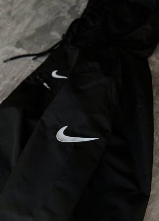 Мужская ветровка найк черная / спортивные куртки от nike на осень - весну4 фото