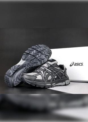 Чоловічі зимові кросівки  asics gel kahana 8   чорні з сірим