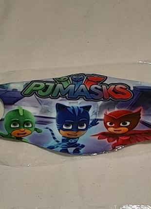 Стильна маска захистна дитяча seal plus -  pjmasks , 10 х23 см.