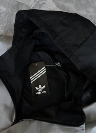 Чоловіча куртка вітровка адідас сіра / осінні весняні анораки adidas4 фото