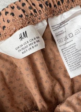 Короткая юбка с сердечками юбка для девчонки h&amp;m короткая юбочка 8-9р6 фото