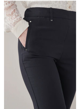 Батал. шикарные брюки, темный синий, с эластичной резинкой сзади next. 50 евро2 фото
