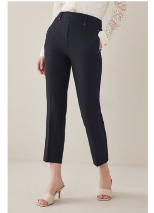 Батал. шикарные брюки, темный синий, с эластичной резинкой сзади next. 50 евро