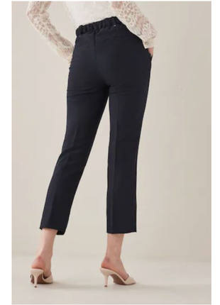 Батал. шикарные брюки, темный синий, с эластичной резинкой сзади next. 50 евро3 фото