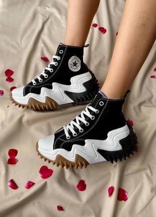 Кроссовки женские converse run star motion hi ‘black’