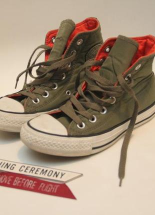 Converse chuck taylor nylon "ma-1 jacket " 36.5 кеды из авиационного нейлона