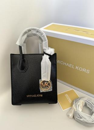 Сумка michael kors mercer extra small черная9 фото