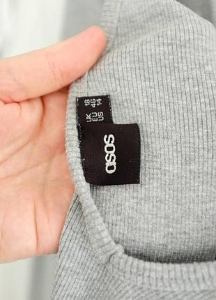 Серый боди от asos размер xl 7
