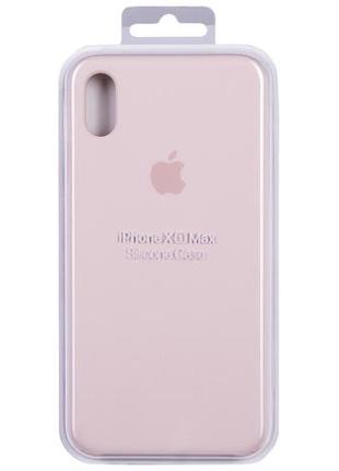 Чохол силіконовий оригінальний mtfd2ll/a silicone case original для apple iphone xs max (6.5") pink