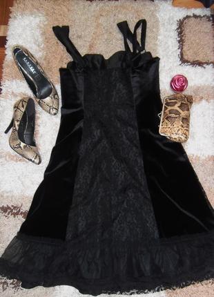 Розкішне брендове плаття vipart бархат и гипюр4 фото