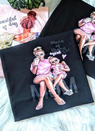 Актуальные футболки mama of drama турция1 фото