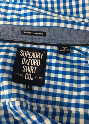 Рубашка superdry tailored oxford7 фото