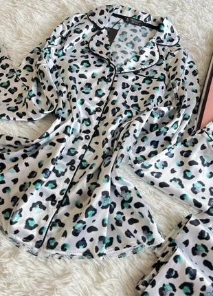 Женская пижама ❤️ victoria's secret  леопардова6 фото