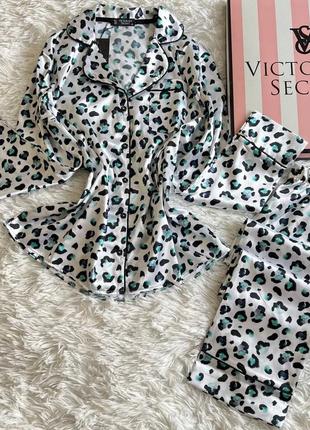 Женская пижама ❤️ victoria's secret  леопардова1 фото