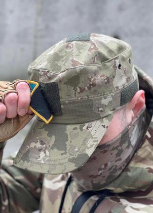Тактическая кепка с липучкой для шеврона камуфляжная бейсболка армейская военная (b)4 фото