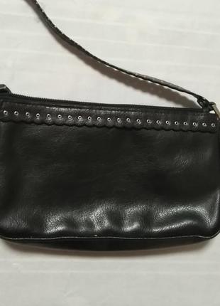 Oasis. франция. сумочка в руку. винтажная сумка в руку. сумка с отдеркой ажурной 5