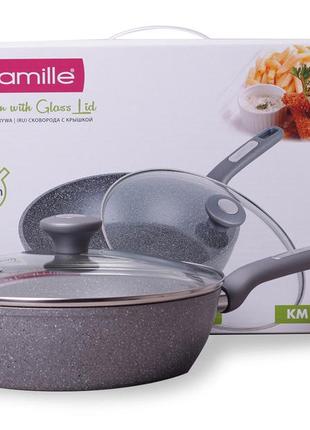 Сковорода wok kamille 4276gr 26 см9 фото