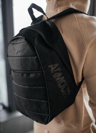 Мужской рюкзак under armour спортивный городской черный портфель андер армор (b)