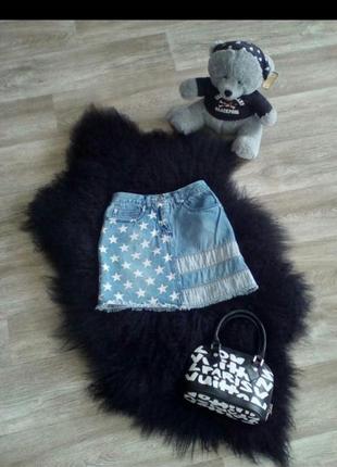 Модна спідниця джинсова 8-9 років