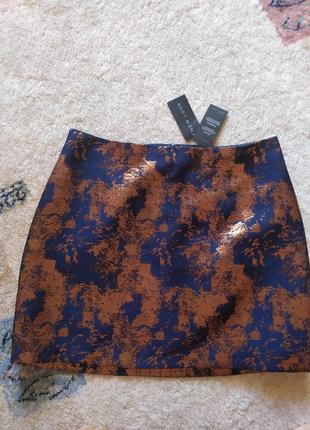 Стильная юбка прямая с медным оттенком new look1 фото