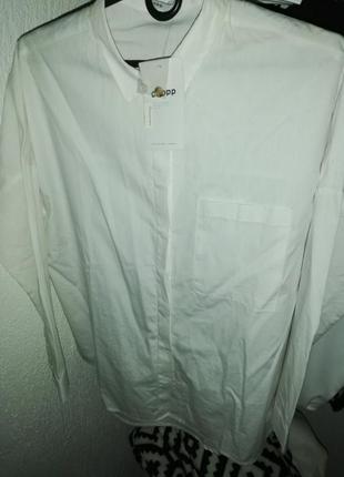 Сорочка біла oversized 3