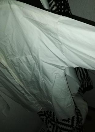 Рубашка oversized белая 4