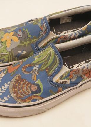 Vans x disney 36 22.5 кеды из хлопка паттерн на манер kenzo1 фото