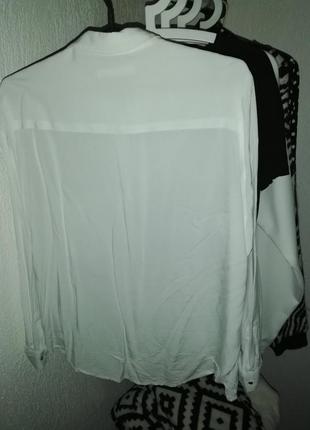 Тонка сорочка біла віскоза3 фото