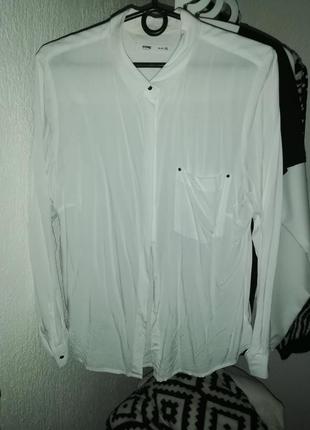 Тонка сорочка біла віскоза2 фото