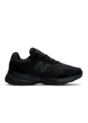 Мужские кроссовки new balance 920 черные сетка замшевые нью беланс весенние летние (b)5 фото