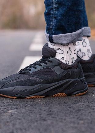 Кросівки adidas yeezy boost 700 utility black кроссовки