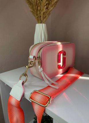 Жіноча сумка pink logo рожева марк джейкобс5 фото