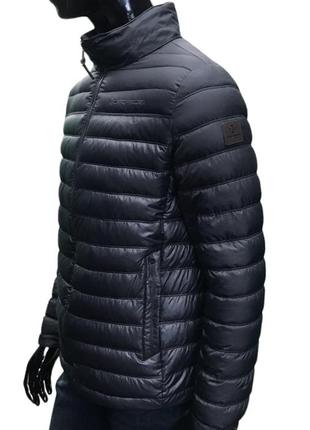 Куртка мужская демисезонная zero frozen / ветровка весна-осень zf 50470 / темно серая3 фото