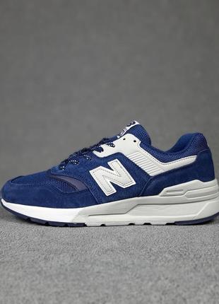 Мужские кроссовки new balance 997 синие скидка sale &lt;unk&gt; smb