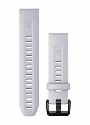 Ремінець для garmin fenix 7s 20mm quickfit whitestone silicone band
