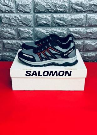 Мужские кроссовки salomon кроссовки тёмно-серые саломон6 фото