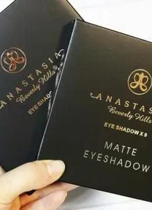 Тени anastasia beverly hills matte eyeshadow 9 цветов2 фото