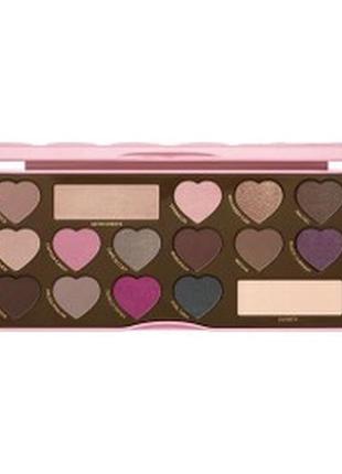 Too faced 16 color eye shadow palette chocolate bon bons eye shadow collection2 фото