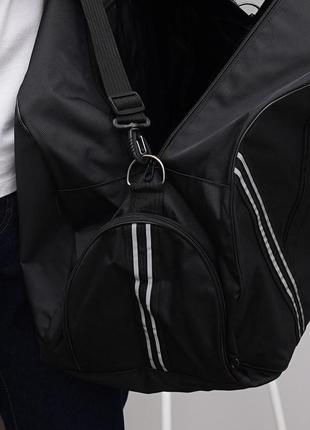 Большая дорожная черная сумка tiger-4 сумка спортивная унисекс сумка большая вместительна прочная сумка7 фото