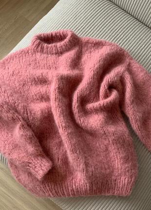 Базовый свитер оверсайз из шерсти альпака9 фото