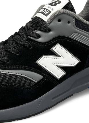 Мужские кроссовки new balance 997h замшевые черные нью беланс весенние осенние (b)8 фото