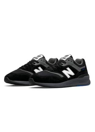 Мужские кроссовки new balance 997h замшевые черные нью беланс весенние осенние (b)6 фото