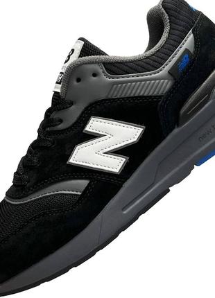 Чоловічі кросівки new balance 997h замшеві чорні нью беланс весняні осінні (b)9 фото