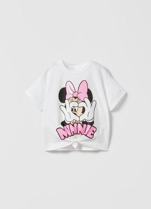 Футболка десней из микки минные маус зара zara minnie mouse