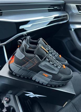 Чоловічі кросівки reebok zig kinetica edge black orange7 фото