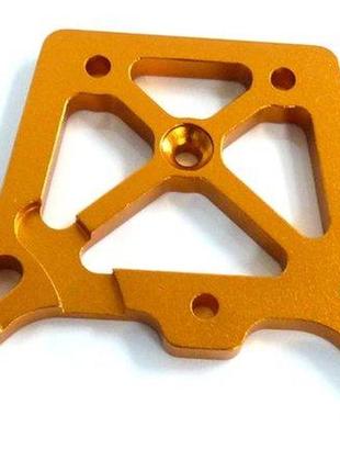 Himoto alum front upper susp plate 1p (gold)