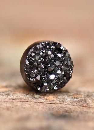 Серьги на магнитах магнитный гранит 6 мм