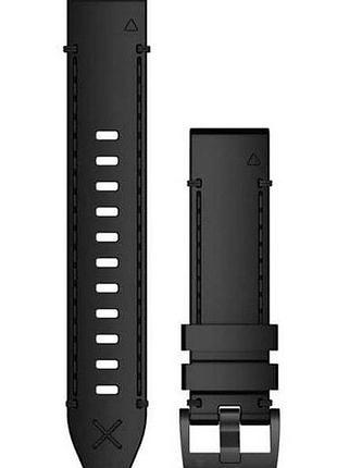 Garmin marq quickfit 22mm black leather strap